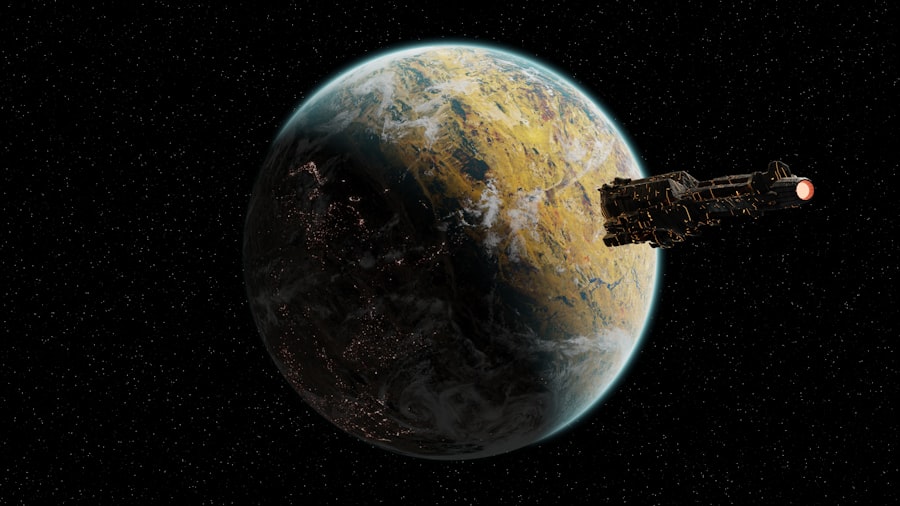 Photo alien spaceship