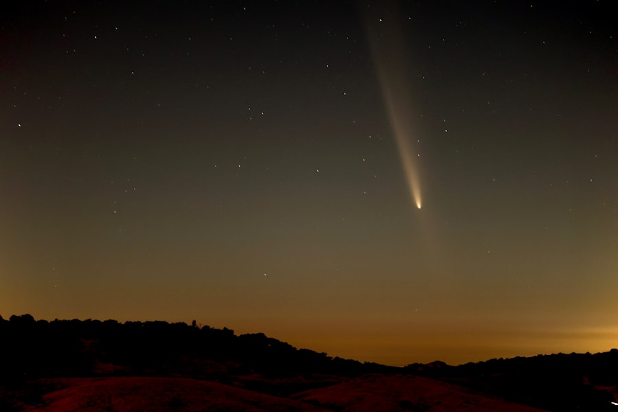 Photo comet activity