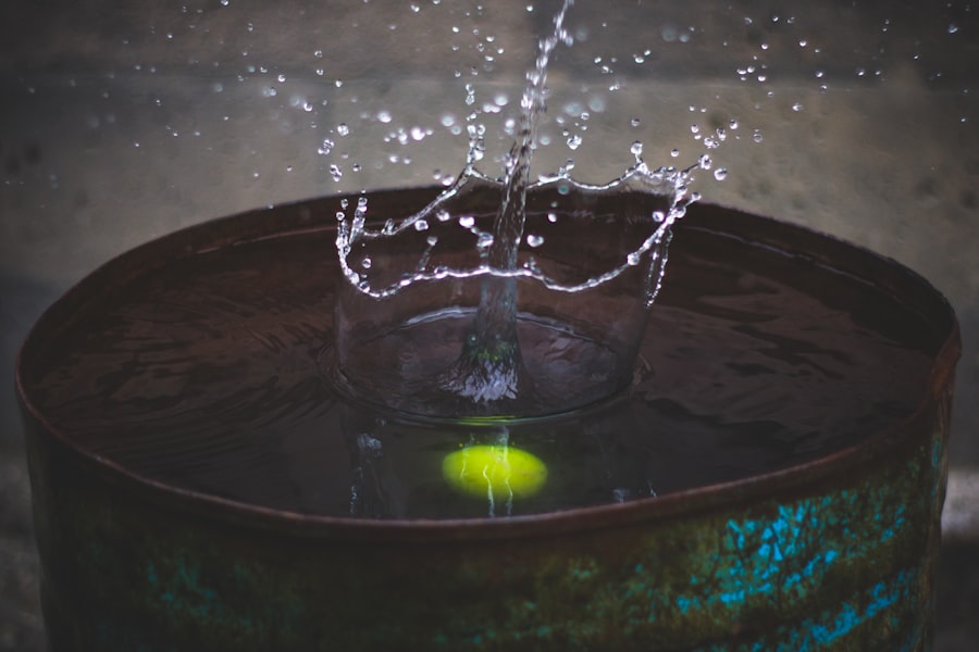 Photo solar flare water supply