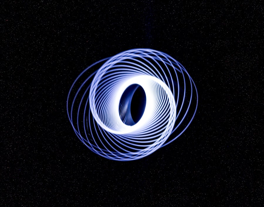 Photo gravitational lensing