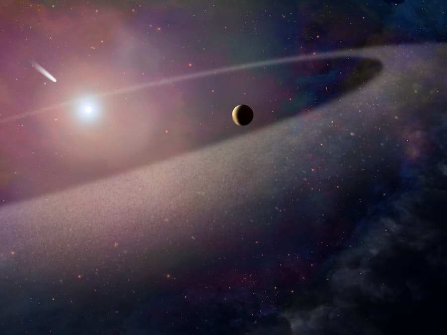 black hole causes comet storms