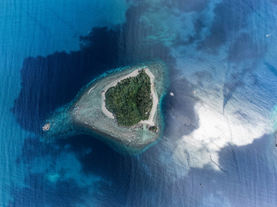 Photo quantum extremal surfaces islands