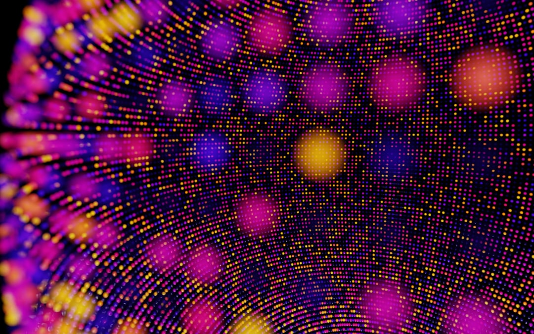 Photo cosmic simulation particles