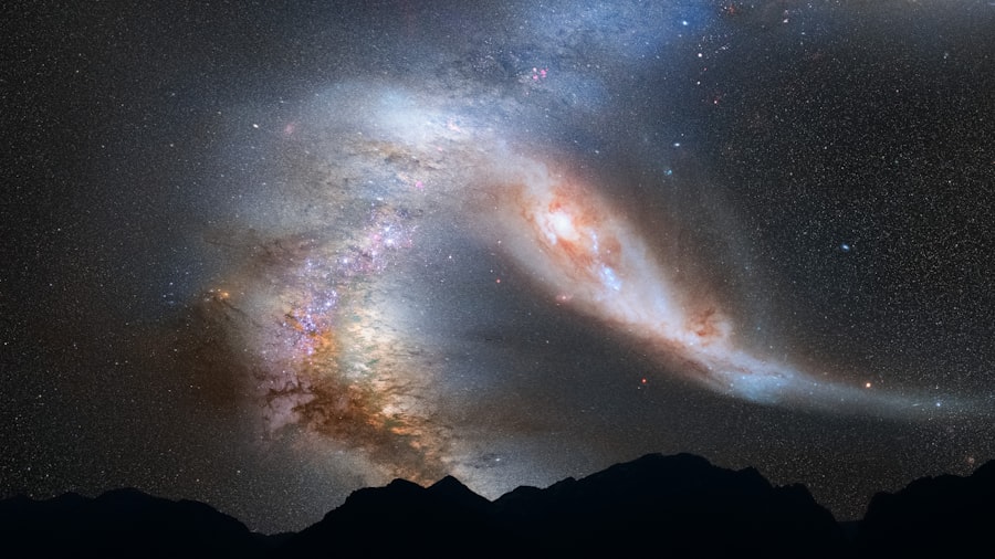 Photo Andromeda Milky Way merger