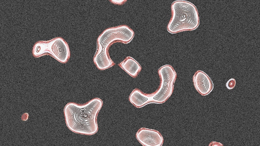 Photo dust tomography