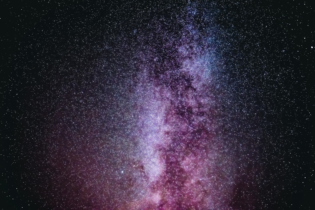 Photo milky way moving