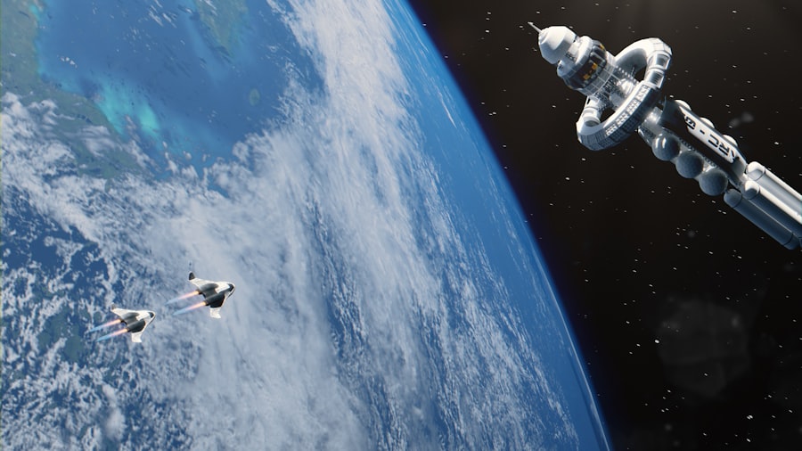Photo vacuum of space