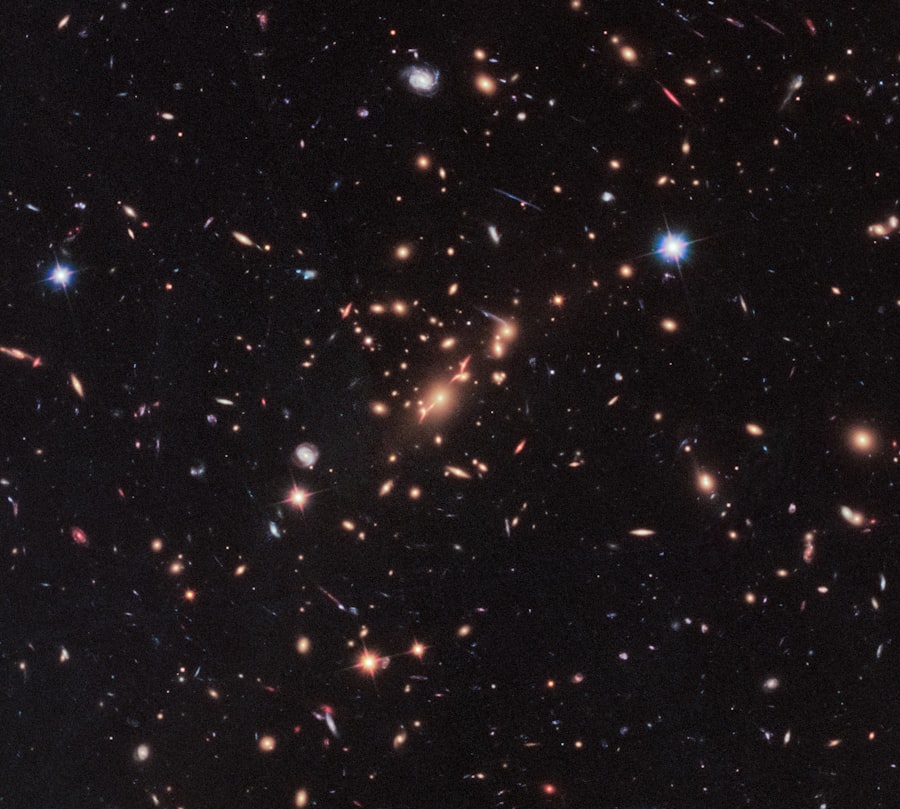 Photo gravity, galaxies
