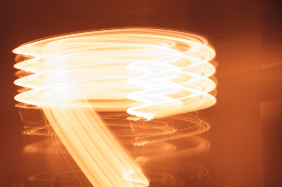 Photo light bends