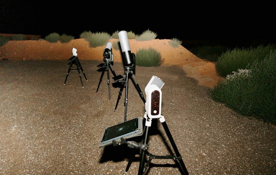 Photo photon timing shift experiment setup